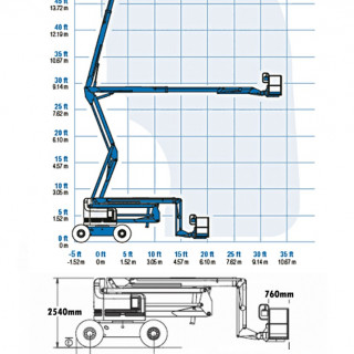 Аренда коленчатого подъемника GENIE Z-60/34