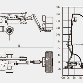 Аренда коленчатого подъемника LGMG AR16J